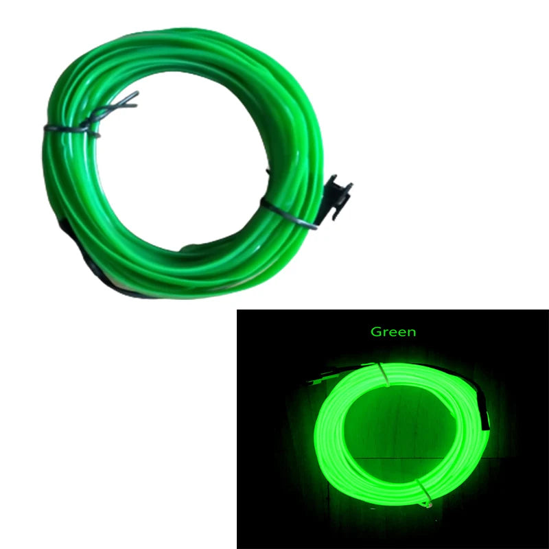 Car Interior LED Strips  Decorative Dashboard Console Auto LED Ambient Lights 1/2/3/4/5M