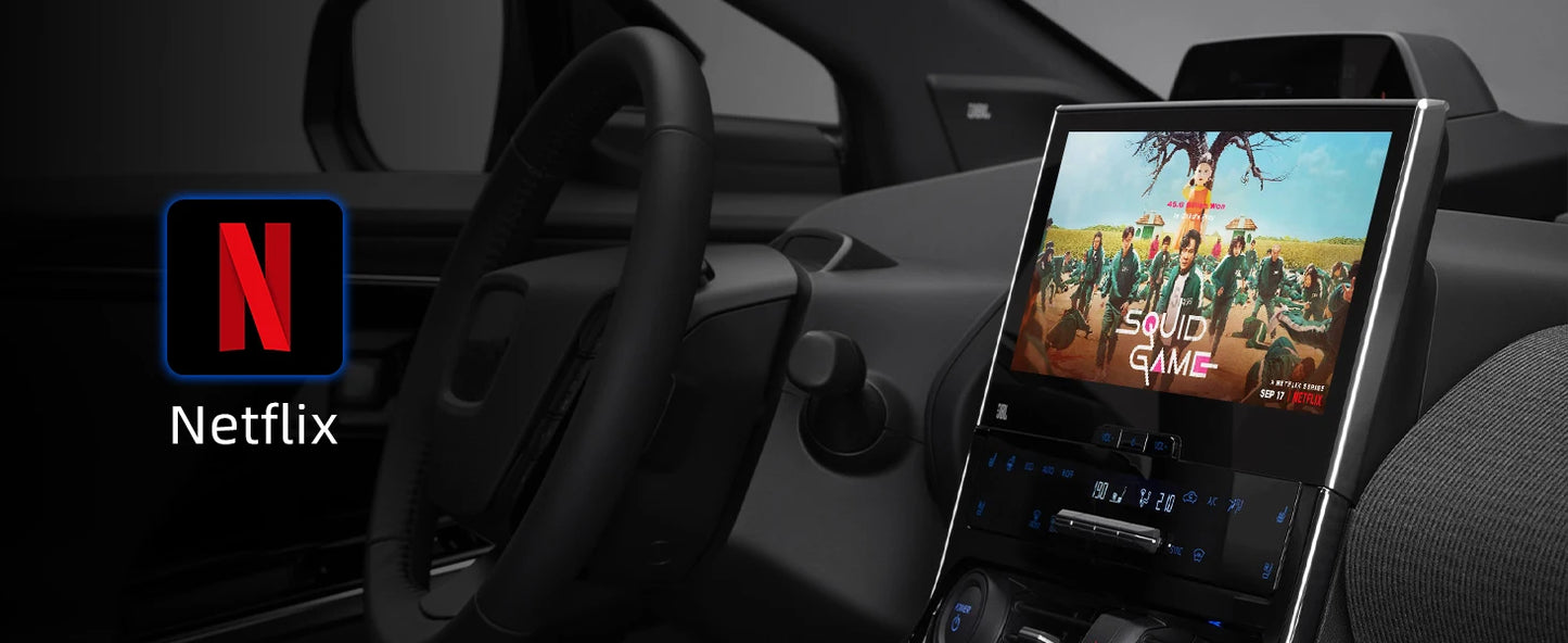 Wireless CarPlay Android Auto Adapter Built-in Youtube/Netflix/Tiktok/IPTV Ai Box for Cars with Wired Carplay NO Delay