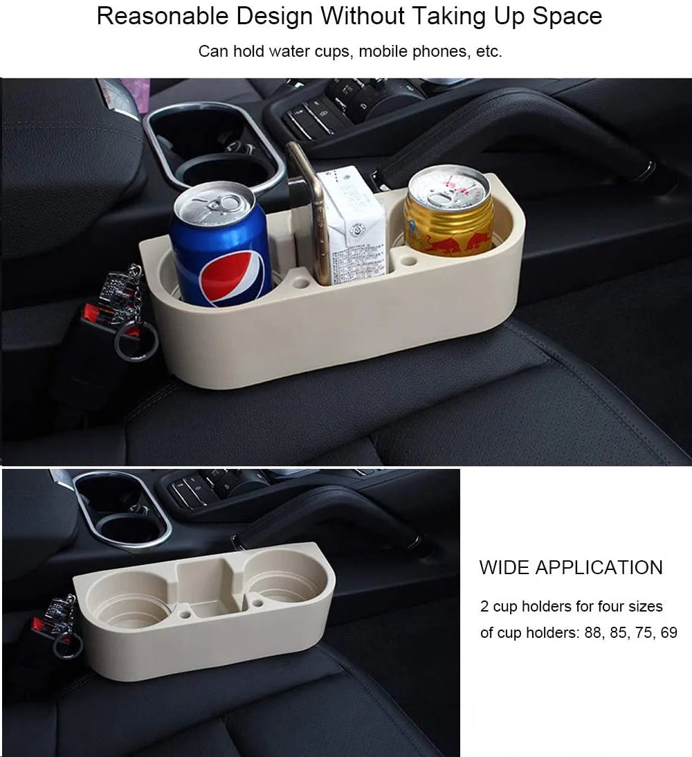 Car Cup Holder Auto Seat Gap Water Cup Drink Bottle Can Phone Keys Organizer Storage Holder Stand Car Styling Accessories