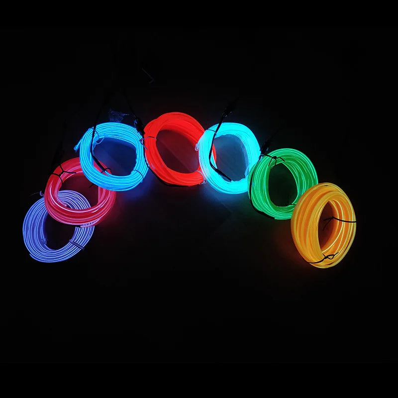 Car Interior LED Strips  Decorative Dashboard Console Auto LED Ambient Lights 1/2/3/4/5M