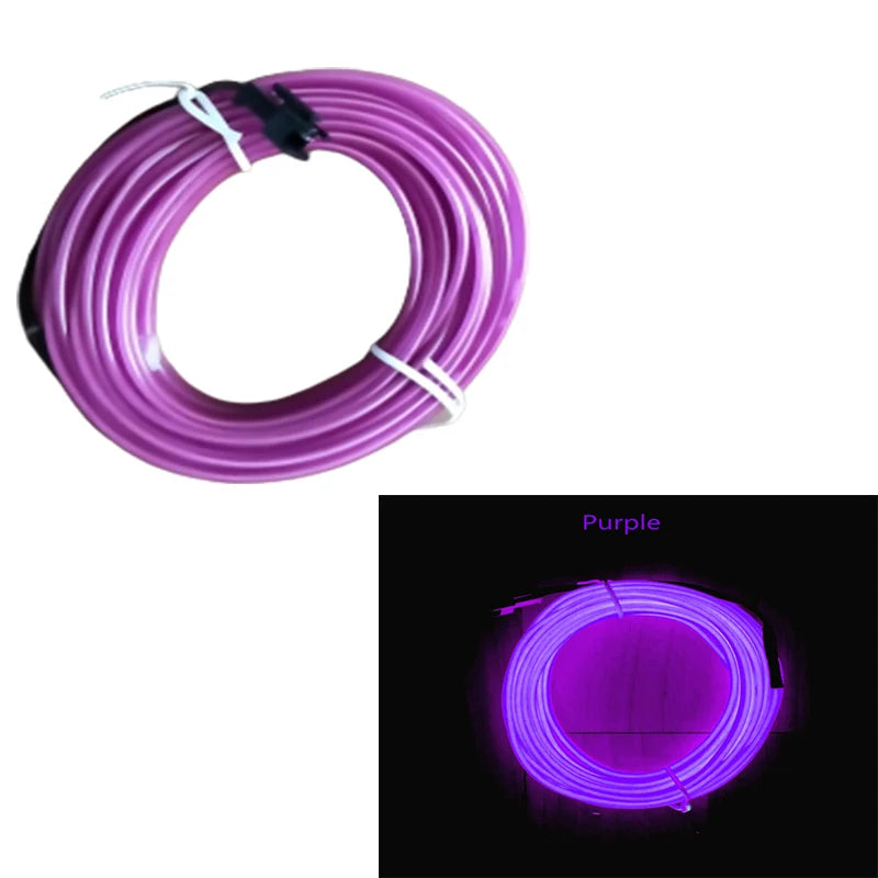 Car Interior LED Strips  Decorative Dashboard Console Auto LED Ambient Lights 1/2/3/4/5M