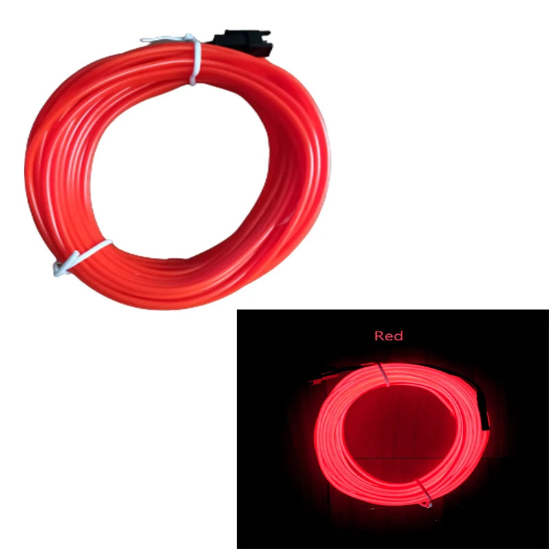 Car Interior LED Strips  Decorative Dashboard Console Auto LED Ambient Lights 1/2/3/4/5M