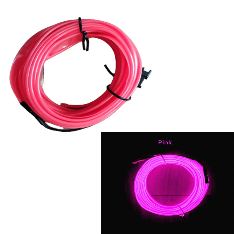 Car Interior LED Strips  Decorative Dashboard Console Auto LED Ambient Lights 1/2/3/4/5M